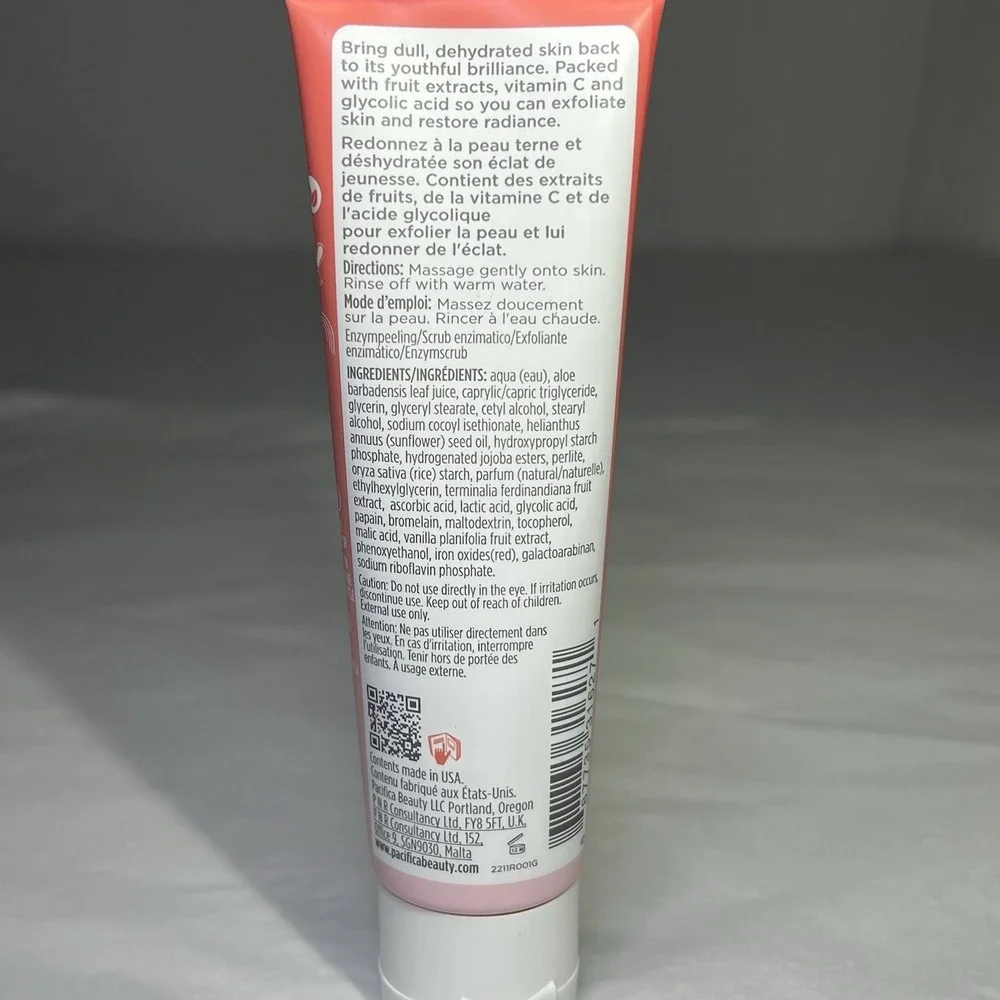 Pacifica Glow Baby Super‎ Lit Enzyme Scrub - 4oz - Exfoliate & Brighten
